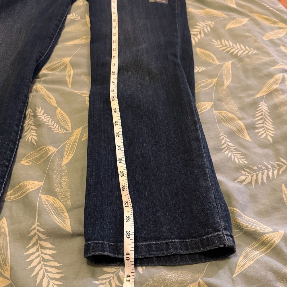 Lee Women's Dark Blue Straight Leg Jeans Size 16 Regular Fit - Picture 8 of 13